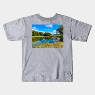 Bonham Pond Salt Plains National Wildlife Refuge by Debra Martz Kids T-Shirt